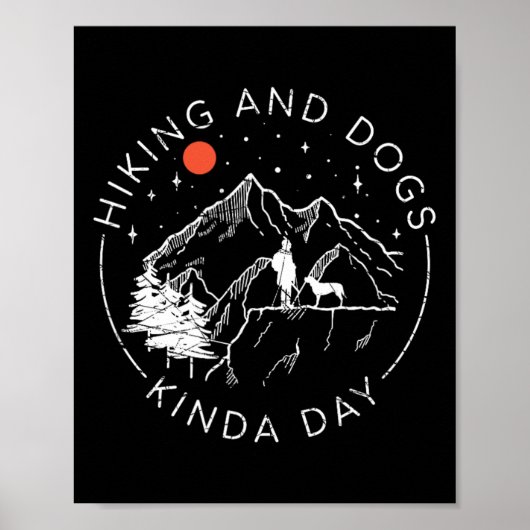 Poster Journée de randonnée et de chiens (Devant)