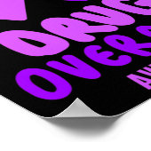 Poster Journée de sensibilisation à la surdose de drogue (Coin)