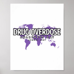 Poster Journée de sensibilisation au surdosage de drogue
