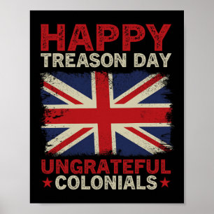 Poster Journée de trahison Coloniens ingrats Juillet 4 Br
