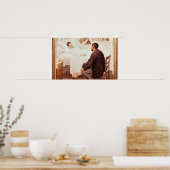 Poster Journée de visite à l'hôpital, 1889 (Cuisine)