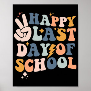 Poster Journée dernière De L'École Enfants Enseignant Dip