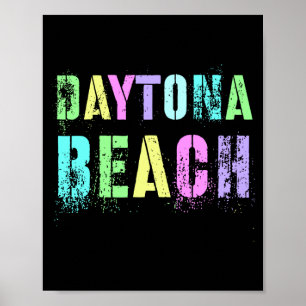 Poster Journée des enfants à Daytona Beach vacances famil