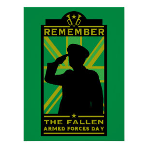 Poster Journée des forces armées britanniques