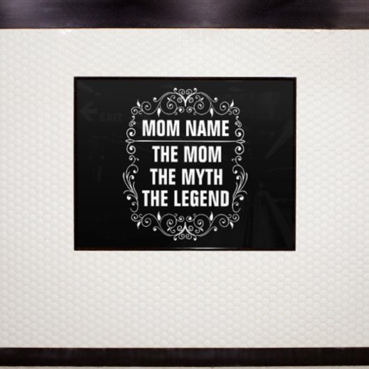 Poster Journée des mères personnalisées