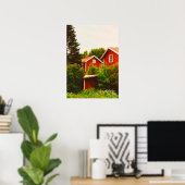 Poster Journée d'été en Dalécarlie (Bureau à domicile)