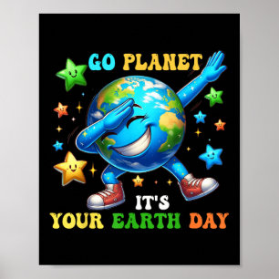 Poster Journée drôle de la Terre, allez planète c'est vot