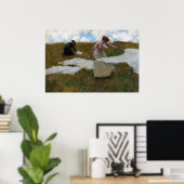 Poster Journée du Breezy par Charles Courtney Curran (Bureau à domicile)