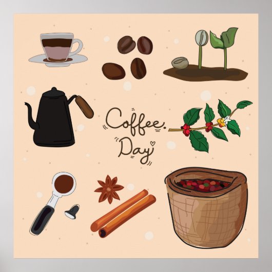 Poster Journée du café (Devant)