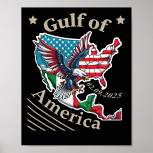Poster Journée Du Golfe De L'Amérique 02.09.25 Trump Patr