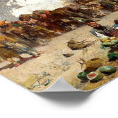 Poster Journée du marché Alberto Pasini à Constantinople (Coin)