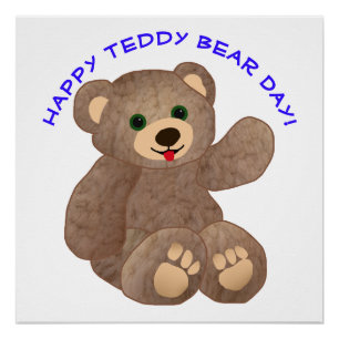 Poster Journée du Teddy Bear