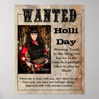 Poster Journée Holli de l'affiche Recherchée