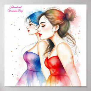 Poster Journée internationale de la femme 8 mars