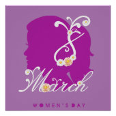 Poster journée internationale de la femme 8 mars 2024 che (Devant)