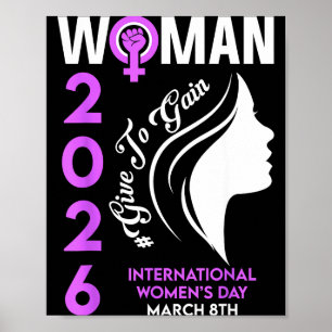 Poster Journée internationale des femmes 2026 mars 8 resp