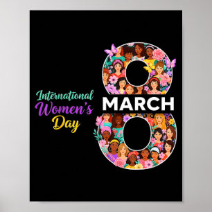 Poster Journée internationale des femmes 8 mars 2026 auto