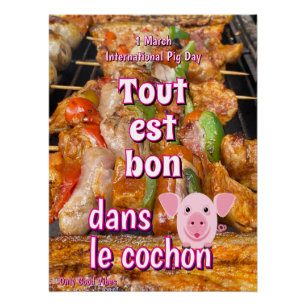 Poster Journée internationale du porc