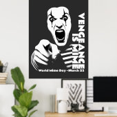 Poster Journée mondiale de la Mime (Bureau à domicile)
