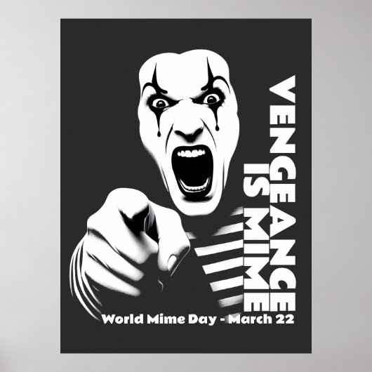 Poster Journée mondiale de la Mime (Devant)