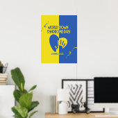 Poster Journée mondiale de la trisomie 21 (Bureau à domicile)