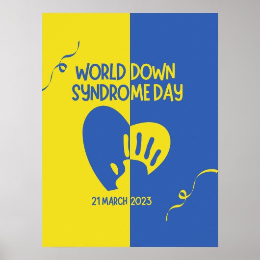 Poster Journée mondiale de la trisomie 21 (Devant)