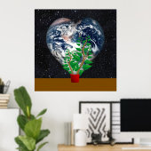 Poster Journée mondiale de l'environnement (Bureau à domicile)