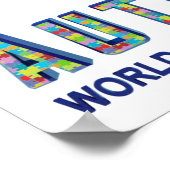 Poster Journée mondiale de sensibilisation à l'autisme (Coin)