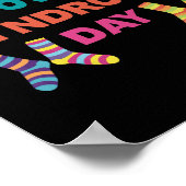 Poster Journée mondiale de sensibilisation au syndrome d' (Coin)