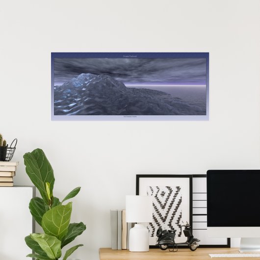 Poster Journée orageuse (Bureau à domicile)