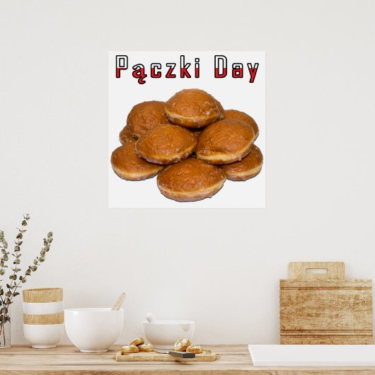 Poster Journée Paczki (Cuisine)