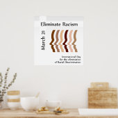 Poster Journée pour célébrer l'élimination du racisme (Cuisine)