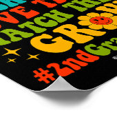 Poster Jours De 2E Année Enseignant Ils Aiment Les Regard (Coin)