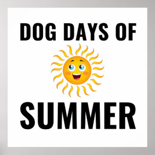 Poster Jours de chien de l'été