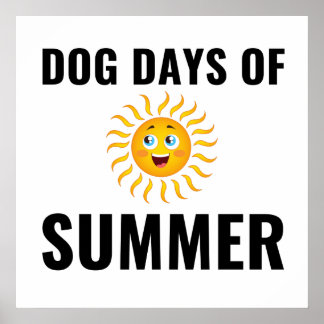 Poster Jours de chien de l'été