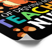 Poster Jours De Conduite Mon Enseignant Nuts Amusants Éja (Coin)