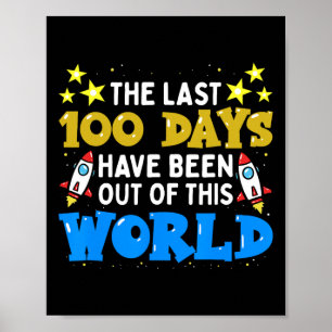 Poster Jours De Garçons Scolaires Astronaut Espace Extéri