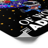 Poster Jours De L'École Astronaut Space Boys Enfants 100e (Coin)