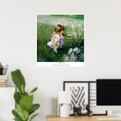 Poster Jours de marguerite (Bureau à domicile)