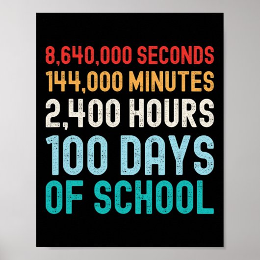 Poster Jours De Mathématiques Scolaires (Devant)
