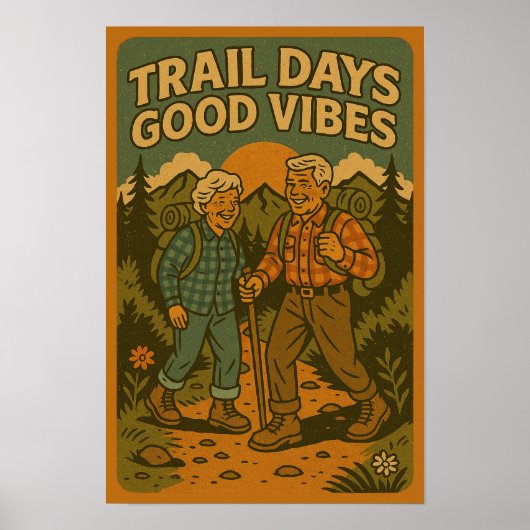 Poster Jours de piste Good Vibes (Devant)