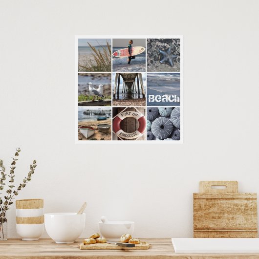 Poster Jours de plage (Cuisine)