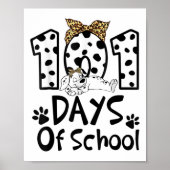 Poster Jours D'École Dalmatienne Chien Garçons Filles 100 (Devant)