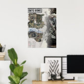 Poster Jours écoulés (Bureau à domicile)