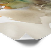 Poster Jours passés, Ramassage rouge à l'automne (Coin)