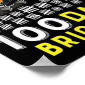 Poster Jours Plus Brighter Camion Monster 100 Jours D'Éco (Coin)