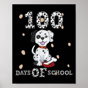 Poster Jours Plus Intelligents À L'École Dabbing Chien Da