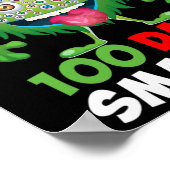 Poster Jours Smarter Happy 100th Day Of School Fun Monste (Coin)