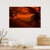 Poster Jours tropicaux (Cuisine)