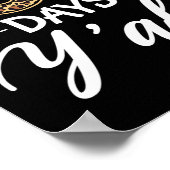 Poster Jours Y#39 ; tous Enseignant Ou Étudiant 100e Jour (Coin)